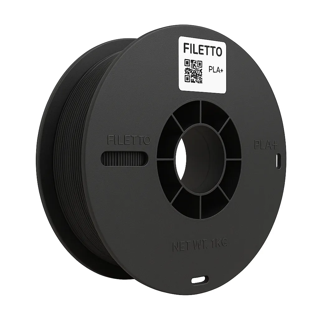 Filetto PLA+ Siyah Filament