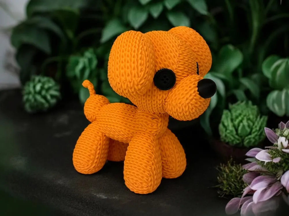 Örgü Poodle Anahtarlık