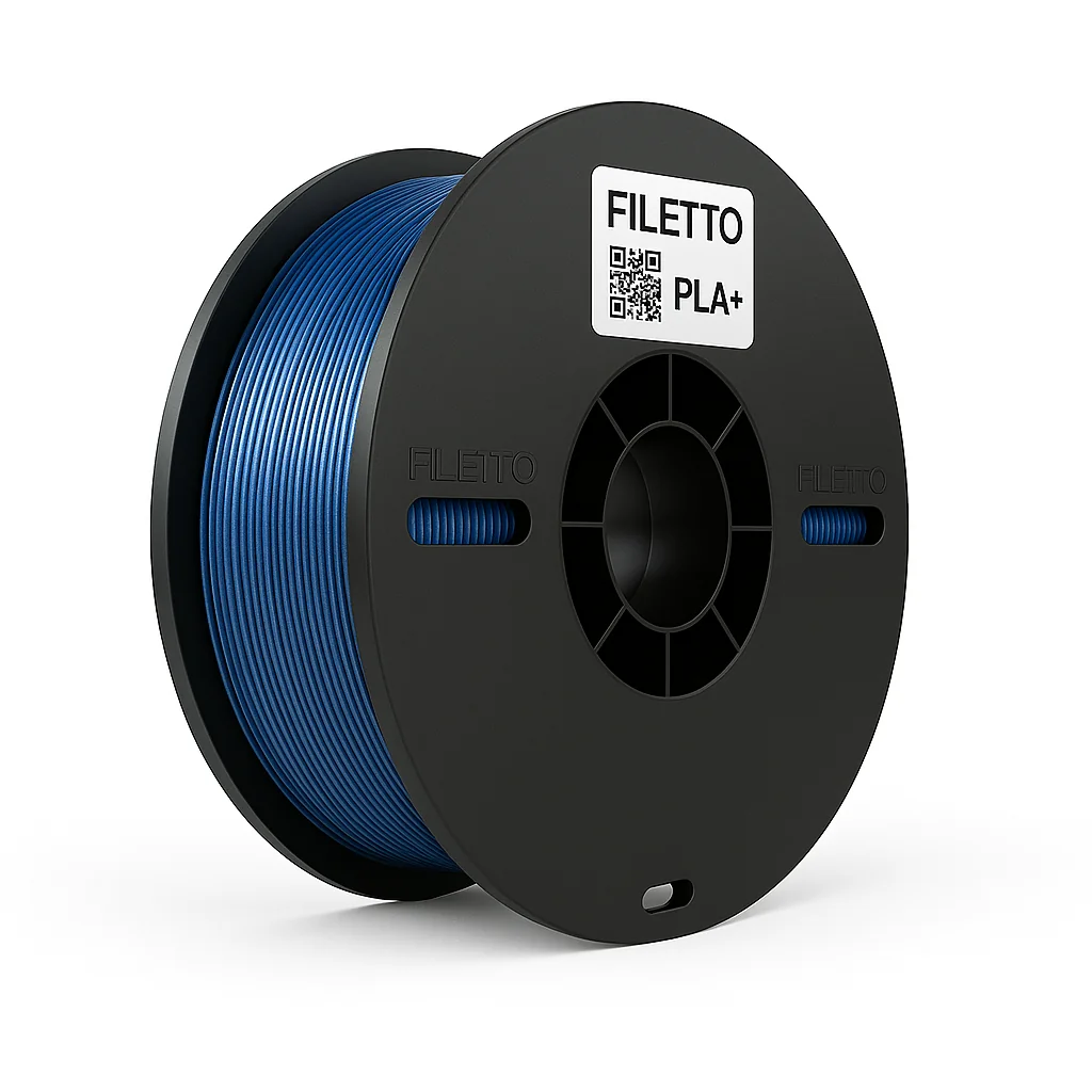 Filetto PLA+ Metalik Mavi Filament