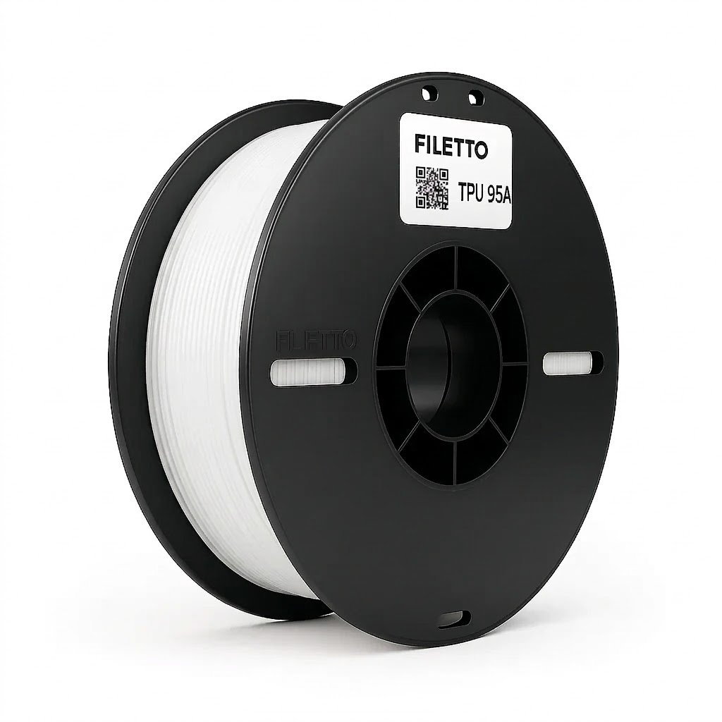 Filetto TPU95A Beyaz Filament(800gr)
